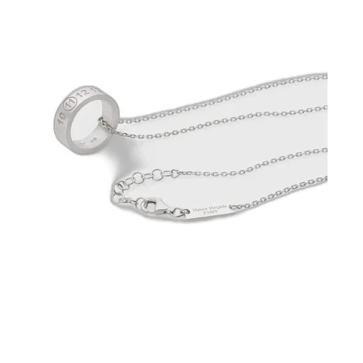 Numerical Ring Pendant Necklace