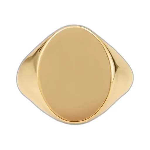 Oval Chevaliere Ring