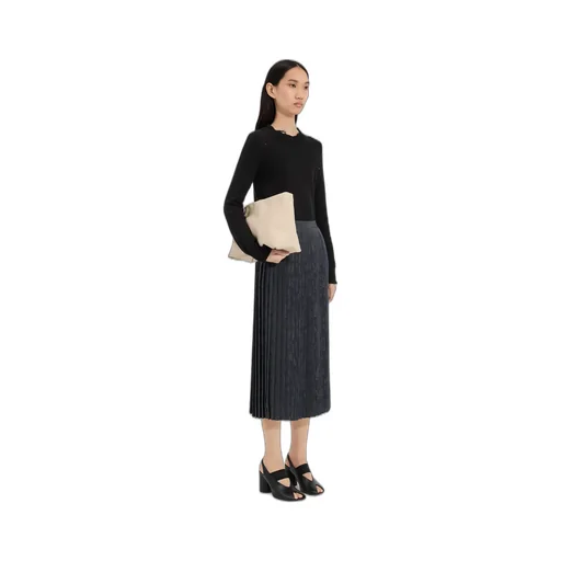 Pleated Midi Skirt