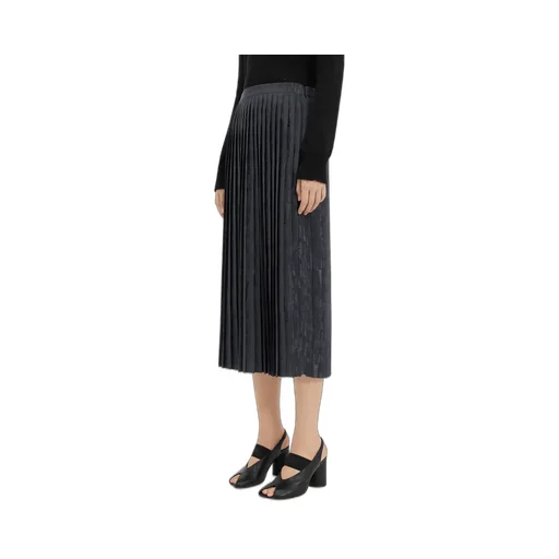 Pleated Midi Skirt