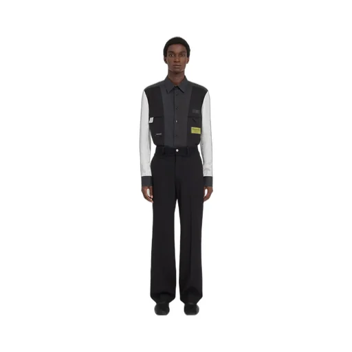Replaced Waist Wool Trousers