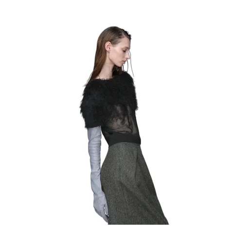 Retrograde Silk Knit Top