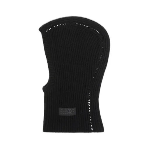 Ribbed Wool Balaclava