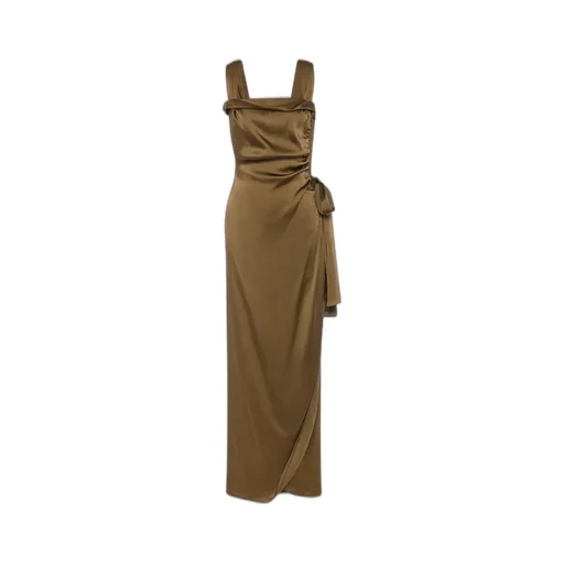 Silk Satin Maxi Dress