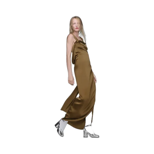 Silk Satin Maxi Dress
