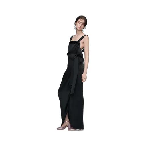 Silk Satin Maxi Dress