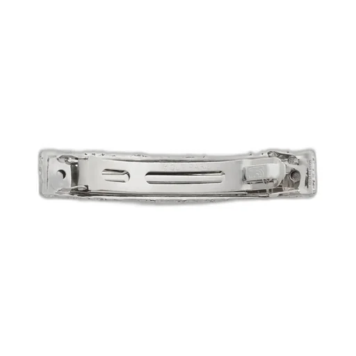 Silver Foil Hair Clip