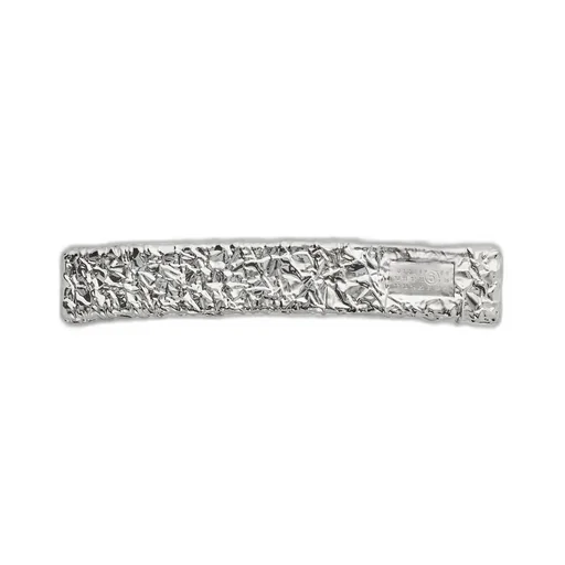 Silver Foil Hair Clip
