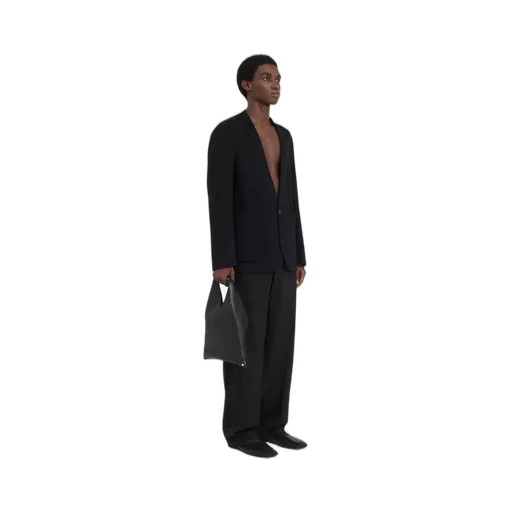 Single-Breasted Wool Jacket