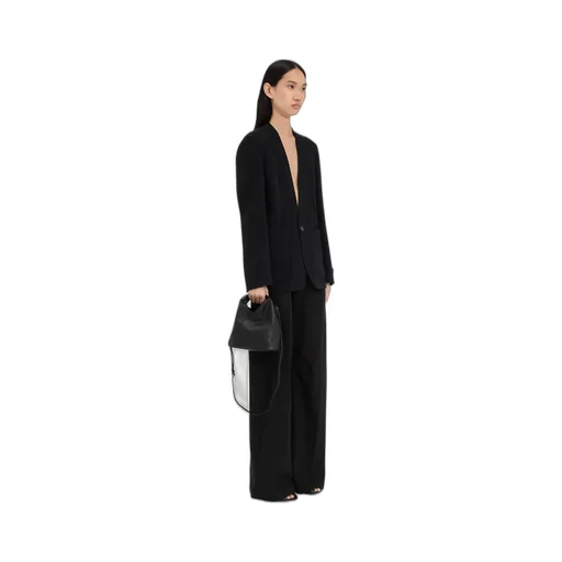 Single-Breasted Wool Jacket