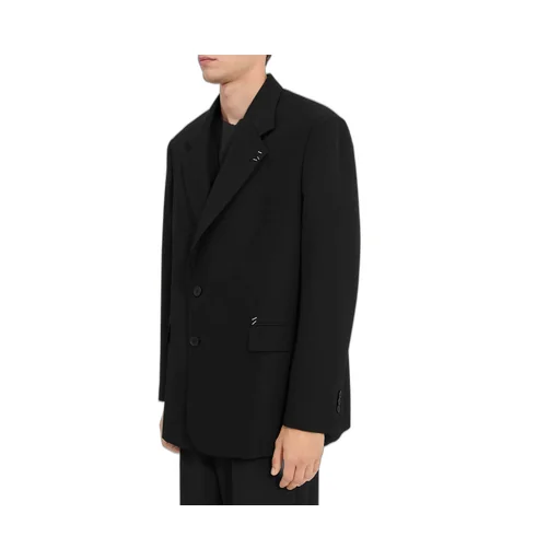 Stapled Wool-Blend Jacket