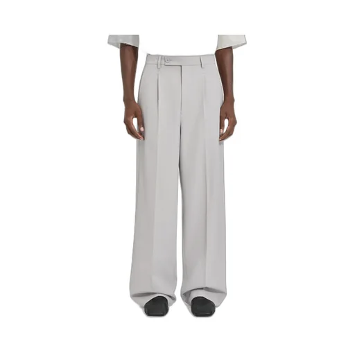Stapled Wool Trousers