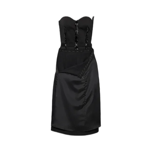 Strapless Midi Dress