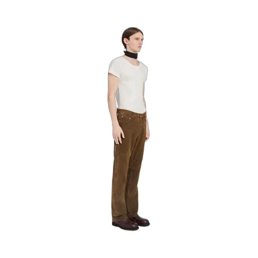 Suede Leather Trousers