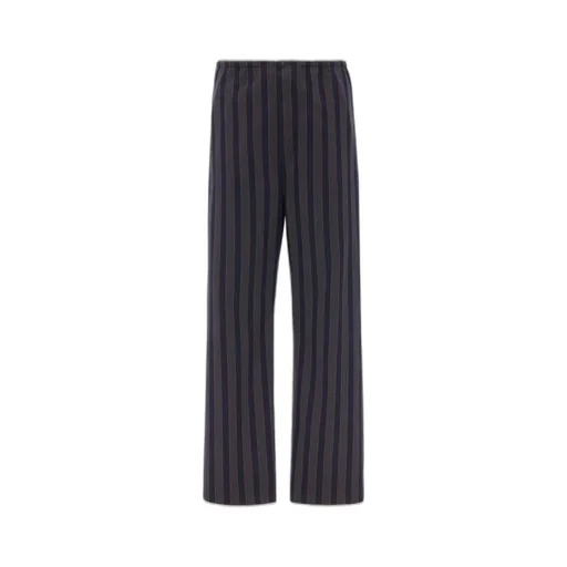 Striped Pyjama Cotton Trousers
