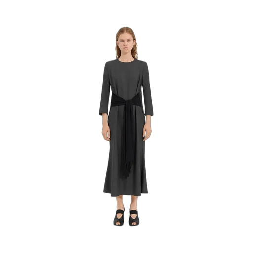 Tailored Dress With Gloves