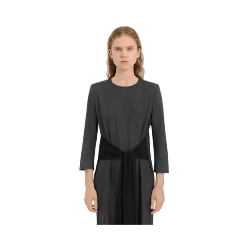 Tailored Dress With Gloves