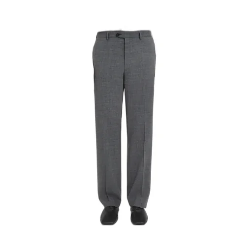 Tailored Wool-Blend Trousers