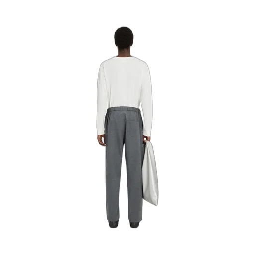 Tailored Wool-Blend Trousers