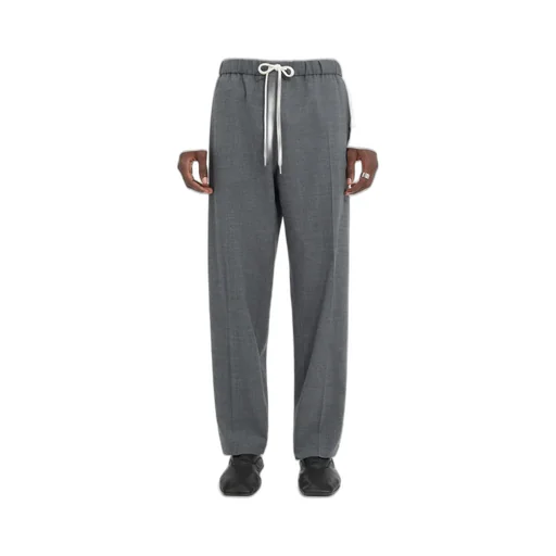 Tailored Wool-Blend Trousers