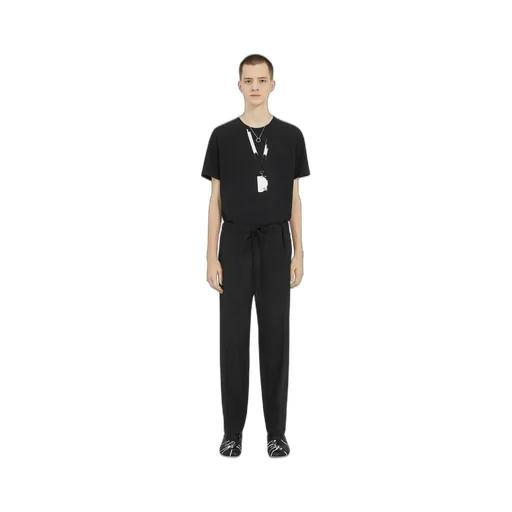 Tapered Leg Tailoring Wool Trousers
