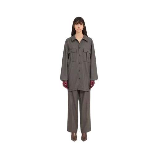 Tweed Shirt Dress