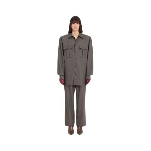 Tweed Shirt Dress