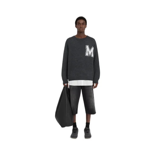 Two-In-One Varsity Knit Sweater