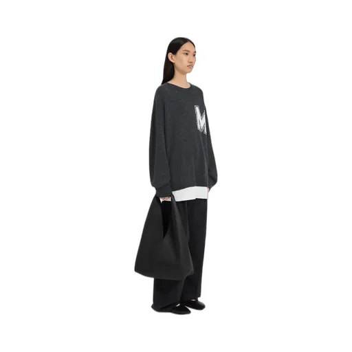 Two-In-One Varsity Knit Sweater