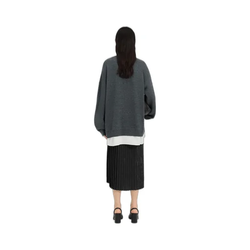 Two-In-One Knit Cardigan