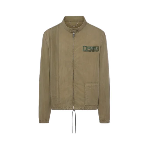 Vintage-Style Sportswear Jacket