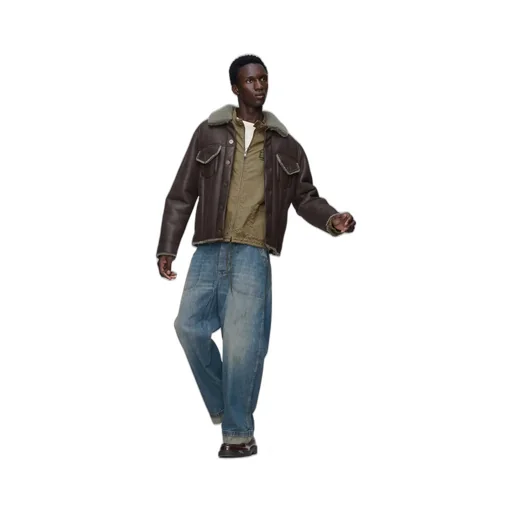 Vintage-Style Sportswear Jacket