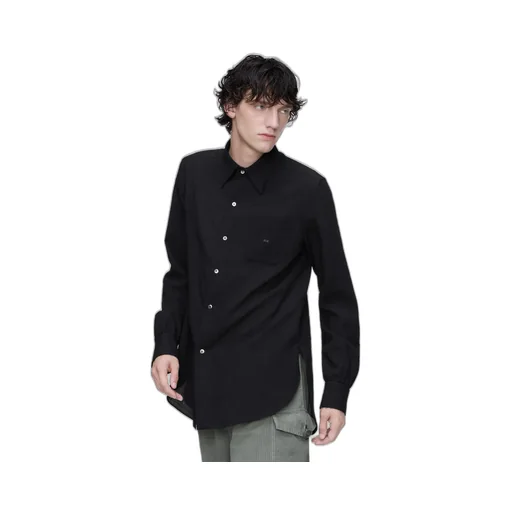 Virgin Wool Long-Sleeved Shirt