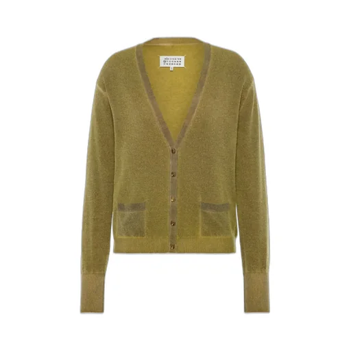 Virgin Wool V-Neck Cardigan