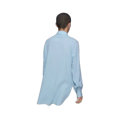 Virgin Wool Long-Sleeved Shirt