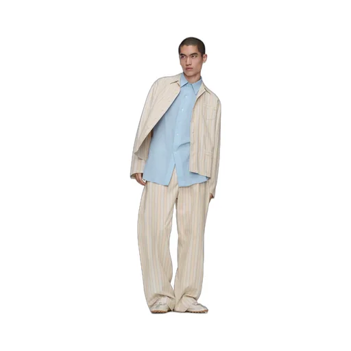 Virgin Wool Long-Sleeved Shirt