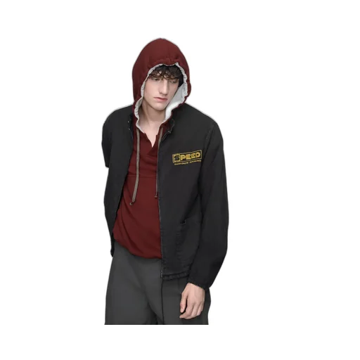 Vintage-Style Sportswear Jacket