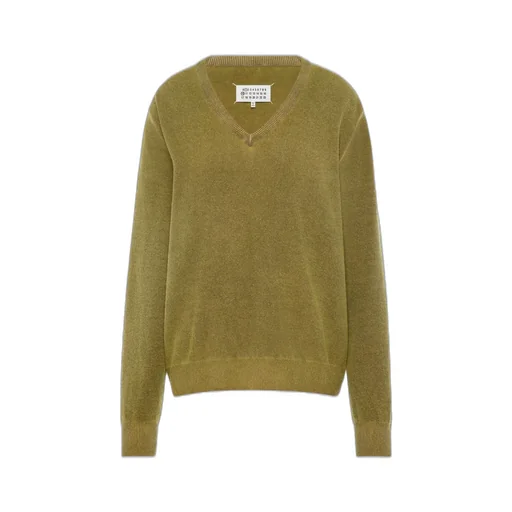 Virgin Wool V-Neck Sweater