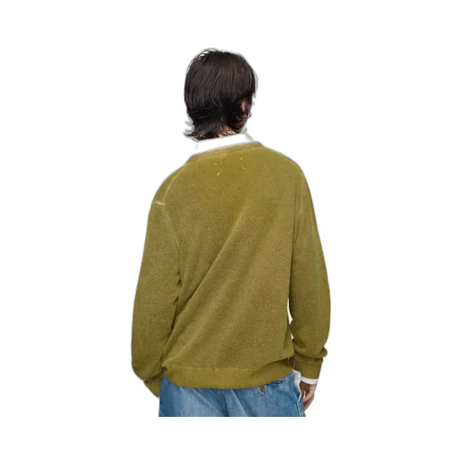 Virgin Wool V-Neck Sweater