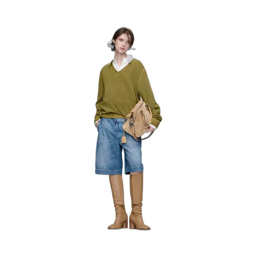 Virgin Wool V-Neck Sweater