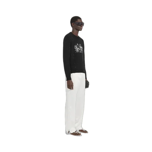 White Rabbit Print Jumper