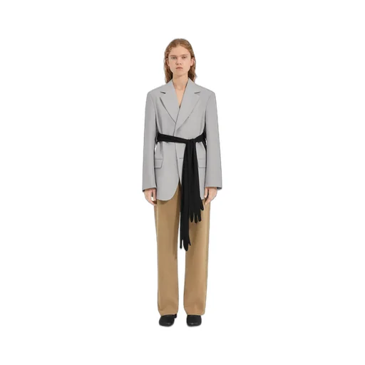 Wool-Blend Blazer With Gloves