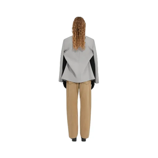Wool-Blend Blazer With Gloves