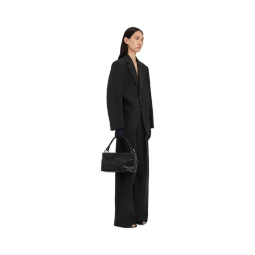 Wool-Blend Blazer With Gloves