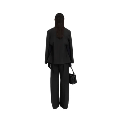 Wool-Blend Blazer With Gloves