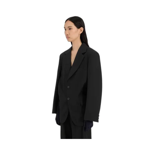 Wool-Blend Blazer With Gloves