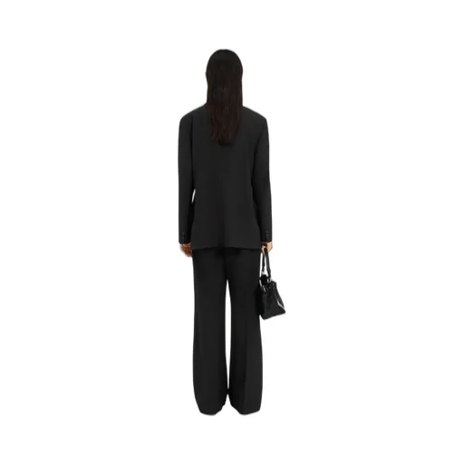 Wool-Blend Blazer With Gloves