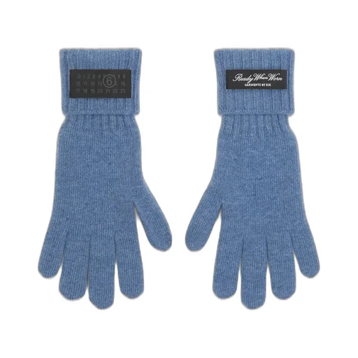 Wool-Blend Knit Gloves