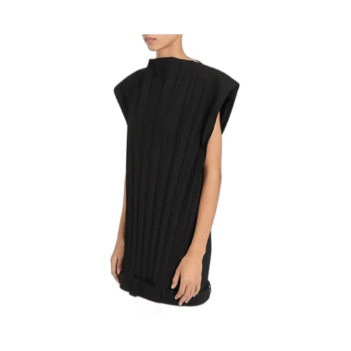Wool Blend Mini Dress
