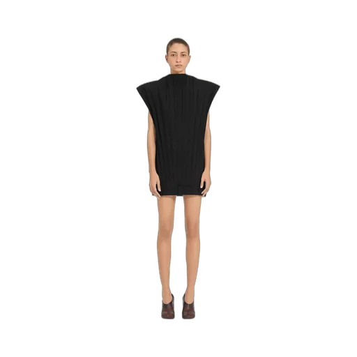 Wool Blend Mini Dress